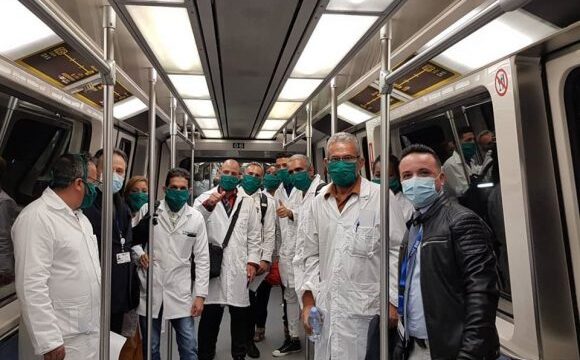 Médicos cubanos ayudan a combatir el coronavirus en Andorra