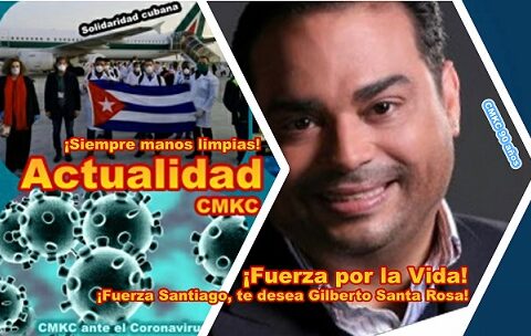 ¡Fuerza Santiago!, ¡Te desea Gilberto Santa Rosa!