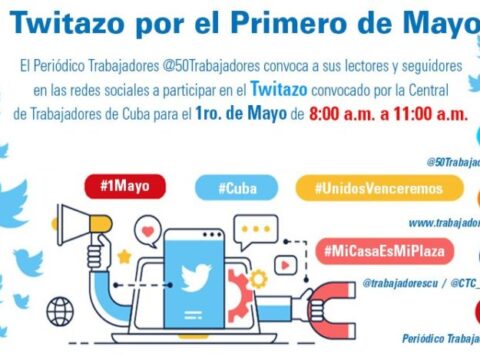 Convocatoria a Twitazo por el Primero de Mayo