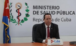 El Ministro de Salud Pública de Cuba, Dr. José Angel Portal Miranda