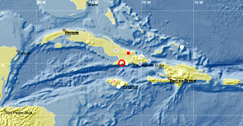 Segundo sismo perceptible en la tardel 17 de mayo 2020.