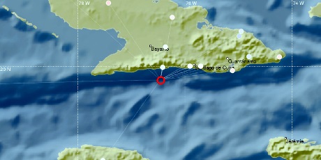 Sismo de 4,6 grados perceptible en el sur de Cuba