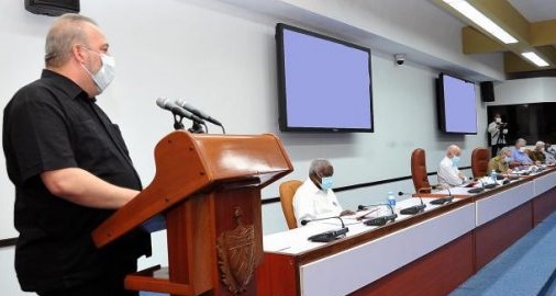 Reunión del Buró Político sobre acciones post-pandemia en Cuba.