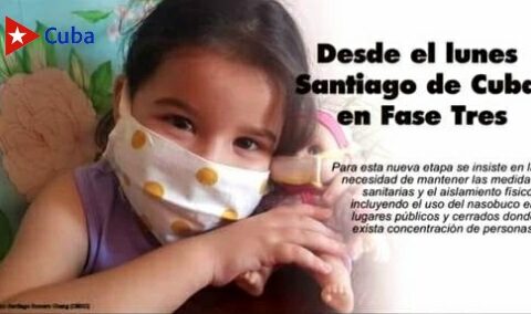 Santiago de Cuba en fase tres y sus exigencias. Foto: Santiago Romero Chang. Edición: Keyttia Sánchez Menéndez.
