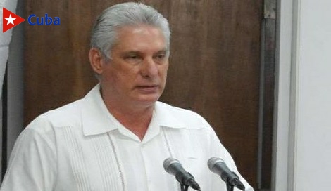 Cuba, the President said, "is again being challenged by the world context and aggressive imperialist policy.
