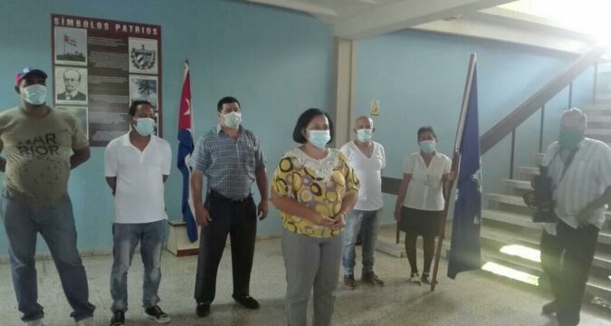 Bandera Proeza laboral a transportistas santiagueros