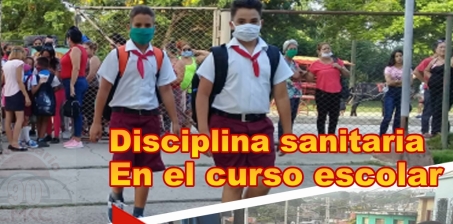 Disciplina higiénico-sanitaria en prioridad en el actual fin de curso escolar.