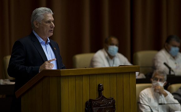 Clausuró Presidente Cubano, Díaz-Canel, V sesión de la Asamblea Nacional del Poder Popular en su IX Legislatura