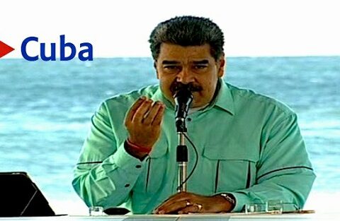 Presidente de Venezuela, Nicolás Maduro, se dirige al pueblo.