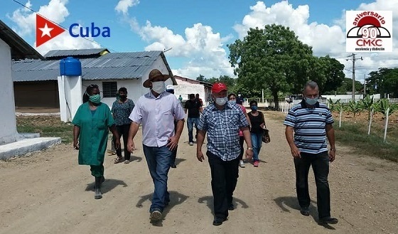 Viceprimer ministro cubano Jorge Luis Tapia Fonseca en visita por Santiago de Cuba