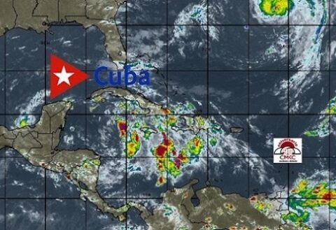 El Centro Pronósticos Nacionales del Instituto de Meteorología, está emitiendo aviso de ciclón tropical sobre la Tormenta Tropical Zeta