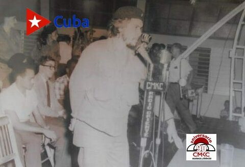 Visita y Alocución del Che a Santiago y su alocución por CMKC