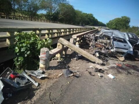 Cuatro fallecidos en accidente de tránsito en la Autopista Nacional