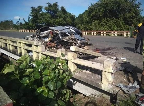 Cuatro fallecidos en accidente de tránsito en la Autopista Nacional