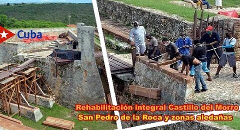 En rehabilitación integral del Castillo del Morro San Pedro de la Roca y zonas aledañas