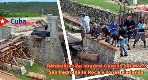 En rehabilitación integral del Castillo del Morro San Pedro de la Roca y zonas aledañas