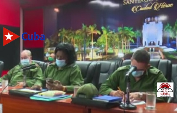 En imágenes: Activado Consejo de Defensa Provincial en Santiago de Cuba