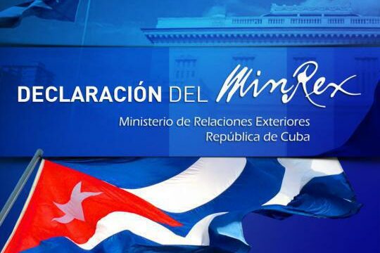 Ministerio d Relaciones Exteriores de Cuba. MINRX,