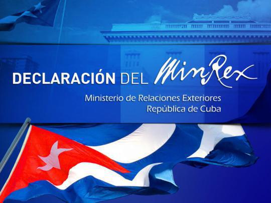 Ministerio d Relaciones Exteriores de Cuba. MINRX,