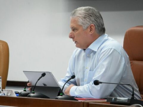 Miguel Díaz Canel Bermúdez, presidente de Cuba.