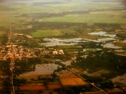 Presidente de Cuba MIguel Díaz Canel Bermúdez recorre la provincia Villa Clara ante las afectaciones por lluvias ocasionadas por la tormenta tropical Eta.