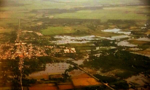 Presidente de Cuba MIguel Díaz Canel Bermúdez recorre la provincia Villa Clara ante las afectaciones por lluvias ocasionadas por la tormenta tropical Eta.