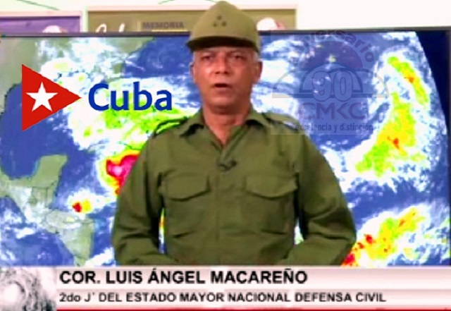 Coronel Luis Ángel Macareño, Defensa Civil Cubana