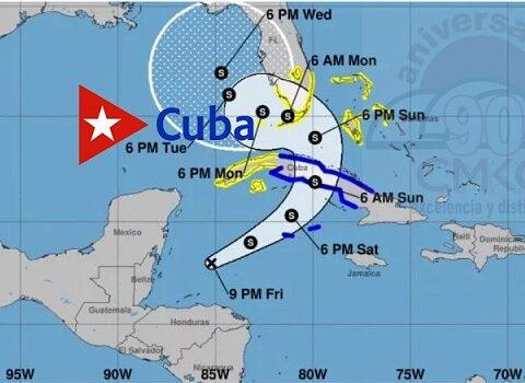 Modelos de pronóstico del tiempo confirman que tormenta Eta resulta un grave peligro para Cuba por lluvias y vientos que lleva.