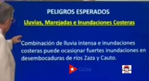 Nuevas precisiones da a conocer el Doctor José Rubiera sobre la tormenta tropical Eta