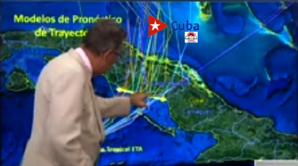 Nuevas precisiones da a conocer el Doctor José Rubiera sobre la tormenta tropical Eta