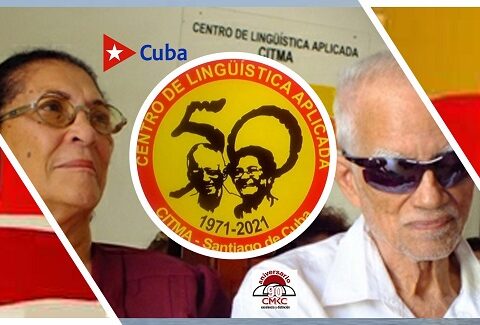 Medio Siglo del Centro de Linguística Aplicada de Santiago de Cuba. Eloína Miyares y Vitelio Ruíz, fundadores.