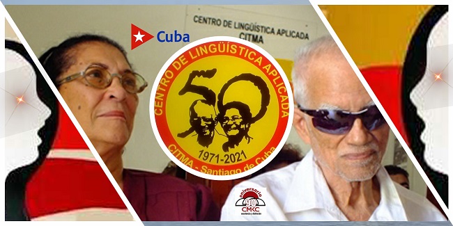 Medio Siglo del Centro de Linguística Aplicada de Santiago de Cuba. Eloína Miyares y Vitelio Ruíz, fundadores.