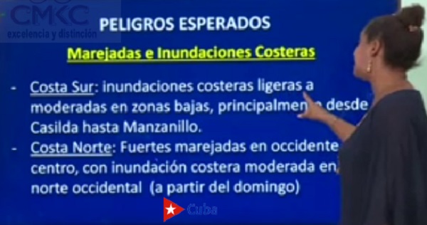 Estas fueron las condiciones y pronóstico al cierre de la tarde de este sábado 7 de noviembre de 2020 en Cuba.