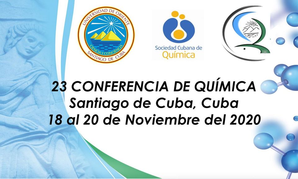 Conferencia de Química en la Universidad de Oriente de Santiago de Cuba.