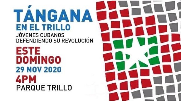 Tángana Juvenil Revolucionaria en el Parque Trillo