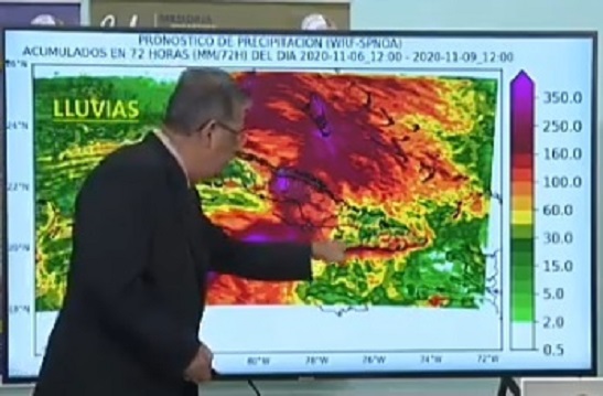 Advierte Dr. José Rubiera sobre peligros de Eta para Cuba