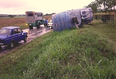 Accidente de tránsito deja 26 lesionados en Romana 7, Contramaestre, Santiago de Cuba