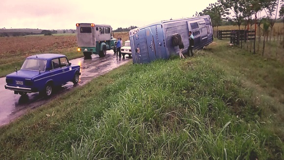 Accidente de tránsito deja 26 lesionados en Romana 7, Contramaestre, Santiago de Cuba