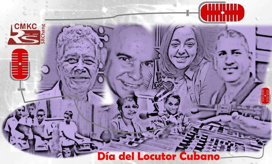 Día del Locutor Cubano. Portada: Santiago Romero Chang