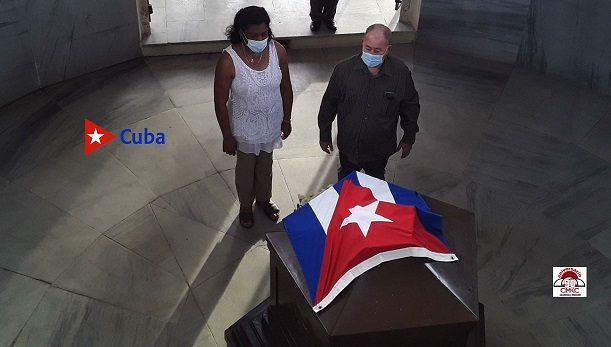Homenaje al líder, el Comandante en Jefe, Fidel Castro Ruz en Santiago de Cuba a 4 años de su eternidad