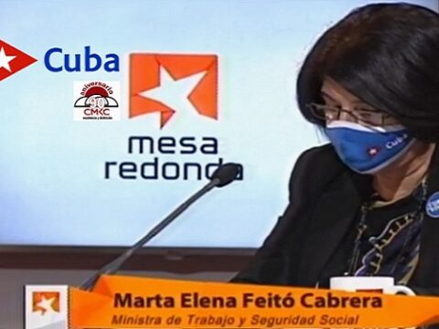 Ministra de Trabajo y Seguridad Social, Marta Elena Feitó