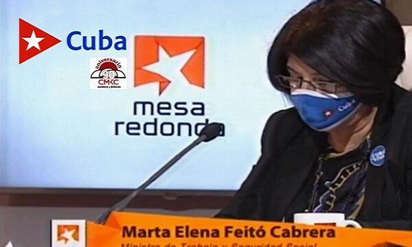 Ministra de Trabajo y Seguridad Social, Marta Elena Feitó