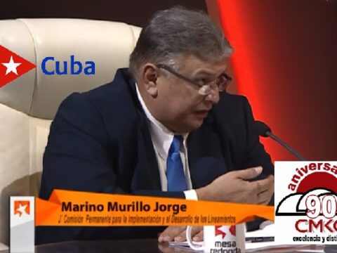 Marino Murillo Jorge, miembro del Buró Político del PCC y Jefe de la Comisión de Implementación y Desarrollo de los Lineamientos