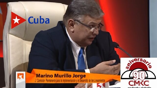 Marino Murillo Jorge, miembro del Buró Político del PCC y Jefe de la Comisión de Implementación y Desarrollo de los Lineamientos