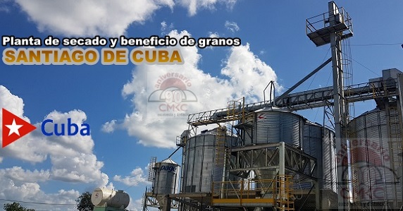 Construyen en Santiago de Cuba planta de secado y beneficio de granos 2021. Foto: Santiago Romero Chang.