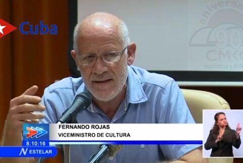 Viceministro de Cultura de #Cuba Fernando Rojas.