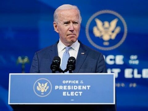 Esto no es disenso. Es desorden. Es caos. Limita con la sedición. Y debe terminar ahora, sostuvo Biden. Foto: Susan Walsh / AP