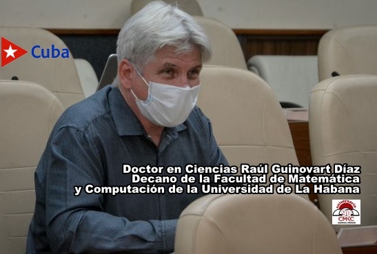 Doctor en Ciencias Raúl Guinovart Díaz, decano de la Facultad de Matemática y Computación de la Universidad de La Habana