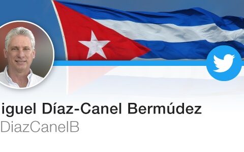 Cuenta en witter del presidente de Cuba, Miguel Díaz Canel Bermúdez