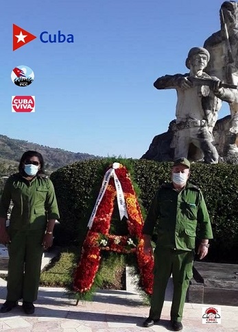 ¡ A ti te recordamos Comandante,Juan Almeida Bosque, porque aquí no se rinde nadie C...!